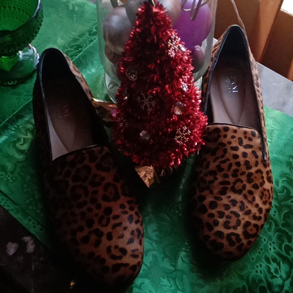 Leopard Print Women's Loafers